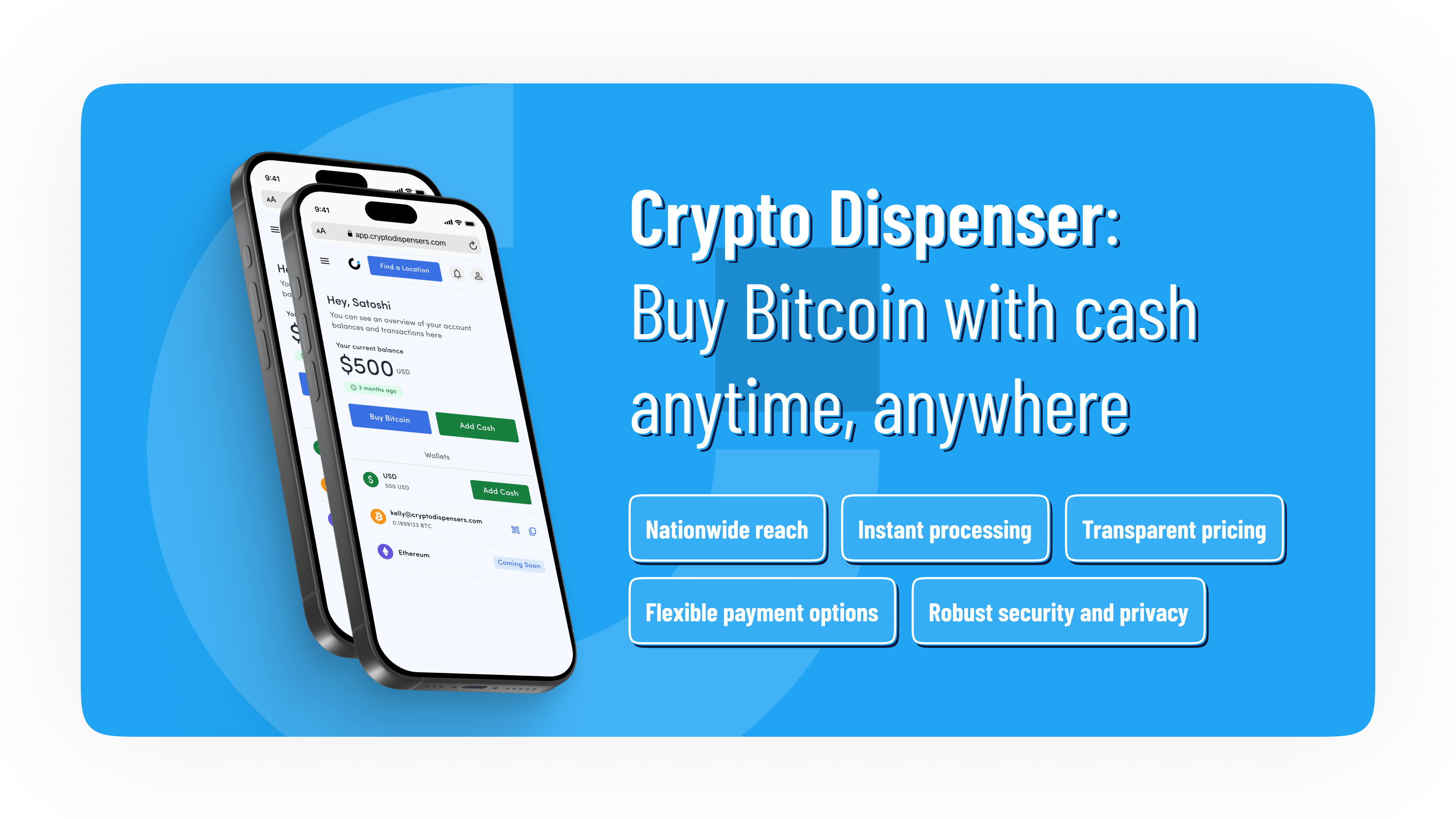 Why choose Crypto Dispensers for your Bitcoin purchases